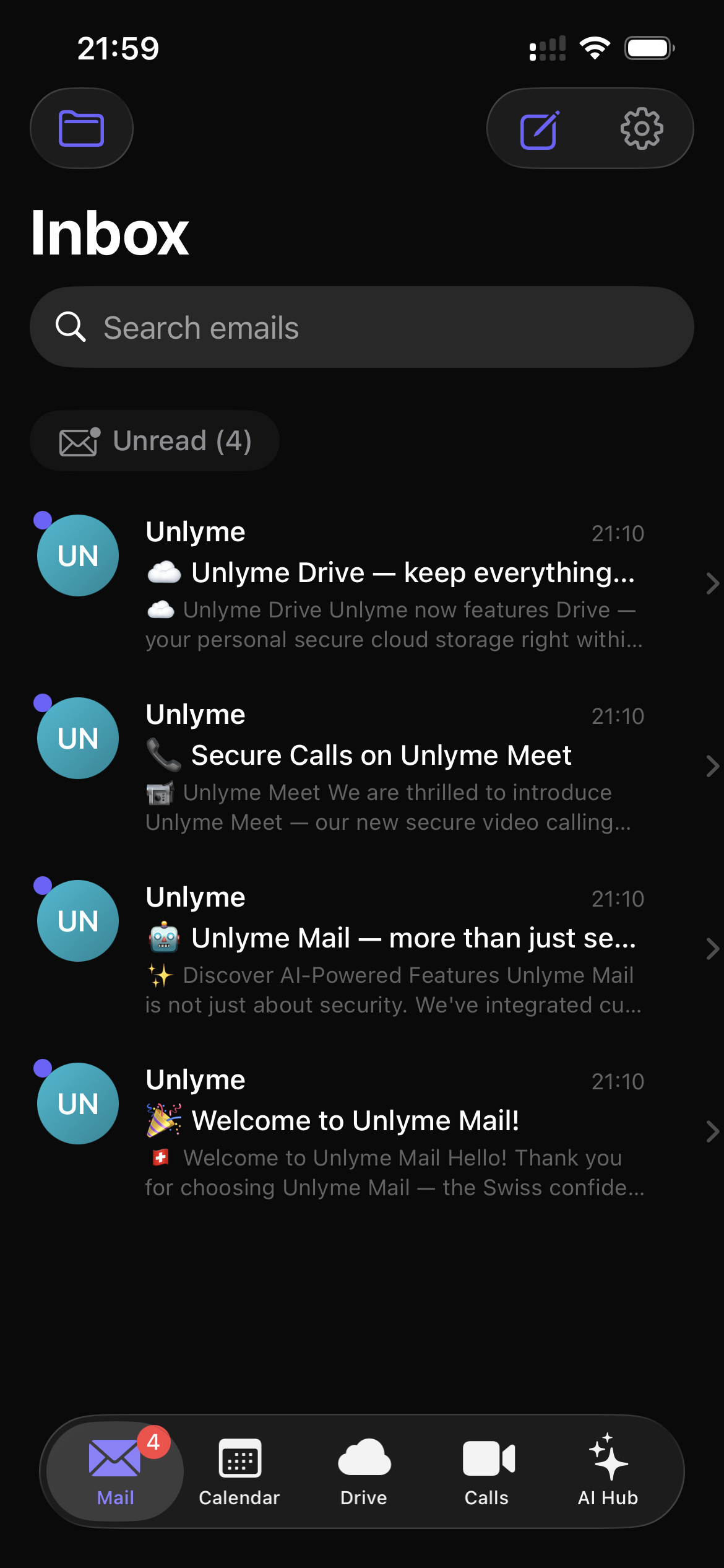 Unlyme App screenshot 1